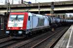 185 650-9 zog einen tanker durch hh-harburg,10.12.15