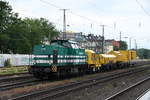 203 127-6 zog einen bauzug durch köln west,11.06.19