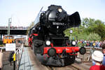 52 8079 auf der Drehscheibe im Bw Dresden Altstadt am 13.4.24