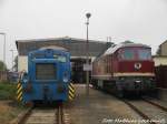 V22.01 und 132 158 der LEG in Delitzsch am 21.10.15