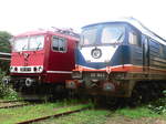 250 137 und 232 103 der LEG inn Delitzsch am 17.7.17