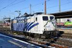 abschiedsfahrt der LM 151 060-1 einmal noch ein foto-halt in bremen,dann retur nach norden um noch einen letzten containerzug abzuholen,bremen 07.01.24 