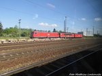 MEG 156er, 155er und 143er abgestellt in Leipzig-Mockau am 9.5.16