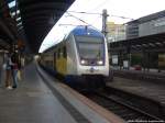 Ein Metronomregional (MEr) mit ziel Bremen Hbf im Bahnhof Hamburg Hbf am 31.8.13