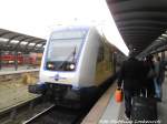 Metronom beim einfahren in den Hamburger Hbf am 3.1.16