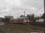 BR 650 der MRB beim verlassen des Bahnhofs Halle (Saale) Hbf in Richtung Eilenburg am 14.9.14