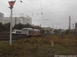 BR 650 der MRB beim verlassen des Bahnhofs Halle (Saale) Hbf in Richtung Eilenburg am 14.9.14