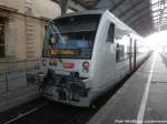 MRB VT 006 mit ziel Eilenburg im Bahnhof Halle (Saale) Hbf am 12.4.15