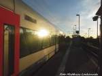 MRB RegioShuttle im Morgenlichen Bahnhof Delitzsch ob Bf am 8.9.15