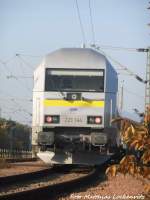 MRB 223 144 beim rauffahren auf das Gelnde des SFW Delitzsch am 26.10.15