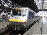 Steuerwagen der MRB mit ziel Chemnitz Hbf im Leipziger Hbf am 25.4.16