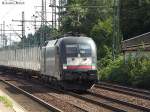 ES 64 U2-009 ist mit einen ganzzug am 02.08.13 durch hh-harburg gefahren 