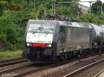 ES 64 F4-806 der MRCE fuhr mit einen tankzug am 02.08.13 durch hh-harburg