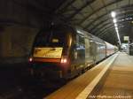 MRCE ES 64 U2 - 013 im Hallenser Hbf am 4.1.15