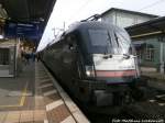 MRCE ES 64 U2 - 001 im Bahnhof Naumburg (Saale) am 24.2.15