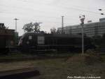 MRCE 182 522 mit einem Gterzug beim verlassen des Hallenser Hbf am 13.6.15