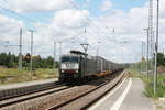 ES 64 F4 - 459 (189 459) mit einem Gterzug bei der durchfahrt in Angersdorf am 7.7.20