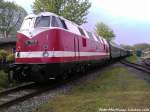 MTEG 118 770-7 beim Rangieren im Bahnhof Putbus am 10.5.13