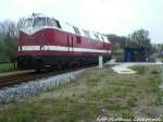 MTEG 118 770-7 an der Loktankstelle in Putbus am 12.5.13