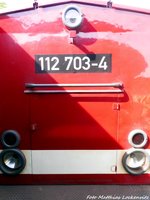 Front von 112 703 (203 230) am 22.5.16