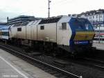 MAK DE 2700-09 / 251 009-7 der NOB stand mit einen personenzug am 06.02.14 im bhf hh-altona