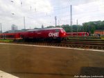 215 121 der OHE abgestellt im Bahnhof Kassel Hbf am 29.5.16