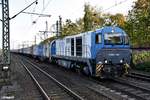 V 1001-033 fuhr mit einen containerzug durch harburg,16.10.17