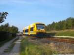 ODEG VT 650.74 im Auftrag der PRESS unterwegs nach Lauterbach am 5.9.14