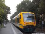 ODEG VT 650.74 im Auftrag der PRESS mit ziel Bergen auf Rgen im Bahnhof Lauterbach Mole am 7.9.14