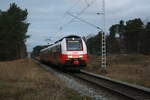 BB / ODEG 4746 054/554 bei der einfahrt in den Bahnhof Prora Ost am 28.12.19