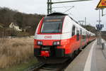 BB / ODEG 4746 054/554 im Bahnhof Lietzow (Rgen) am 28.12.19