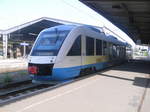 OLA VT 703 (648 297/797 D-OLA) als HEX4 mit ziel Goslar im Bahnhof Halle (Saale) Hbf am 15.5.17