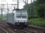 185 672-3 der railpool fuhr solo am 02.07.13 durch hh-harburg