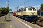 218 466-1 und 218 321-8 bei der ankunft von westerland/sylt zum bahnhof itzehoe,27.06.20