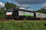 RTB 189 209 durchfahrt Tilburg-Warande am 14 Juli 2016.