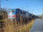 151 170-8 der SRI (D-EGP) im Bahnhof Bergen auf Rgen am 28.4.14