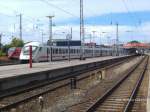 InterCity (IC) 2289 nach HH-Altona (Gezogen von 101 109) & UBB GTW 2/6 mit ziel Swinemnde Centrum (PL) im Bahnhof Stralsund Hbf am 13.8.13