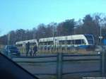 UBB GTW 2/6er mit ziel Zssow im Bahnhof Swinemnde Centrum (PL) am 4.1.14