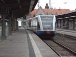 UBB GTW 2/6 mit ziel Swinemünde Centrum im Bahnhof Stralsund Hbf am 6.1.14