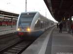 UBB GTW 2/6 mit ziel Barth im Bahnhof Stralsund Hbf am 7.1.14