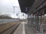 UBB GTW 2/6 aus Stralsund nach Barth bei der einfahrt in den Bahnhof Velgast am 16.3.14