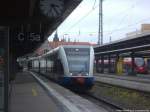 UBB GTW 2/6 kurz vor der Ausfahrt aus dem Bahnhof Stralsund Hbf nach Swinemünde Centrum (PL) am 23.4.14