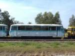 771 023-9 der UBB im Bahnhof Zinnowitz am 25.7.14