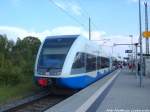 UBB GTW 2/6 mit ziel Swinemnde Centrum (PL) im Bahnhof Zssow am 26.7.14