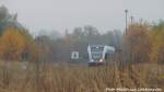 UBB GTW 2/6 bei der Einfahrt in den Bahnhof Barth am 5.11.15