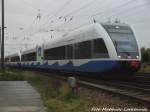 UBB GTW 2/6er unterwegs nach Stralsund Hbf am 7.11.15