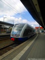 UBB GTW 2/6 im Bahnhof Stralsund Hbf am 28.5.16