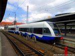 UBB GTW 2/6 im Bahnhof Stralsund Hbf am 28.5.16