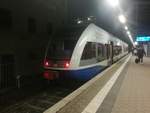 646 XXX der UBB mit ziel Swinemnde (PL) im Bahnhof Stralsund Hbf am 4.1.19