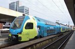 Westfalenbahn ET 607 steht am 20 September 2016 in Hannover Hbf.